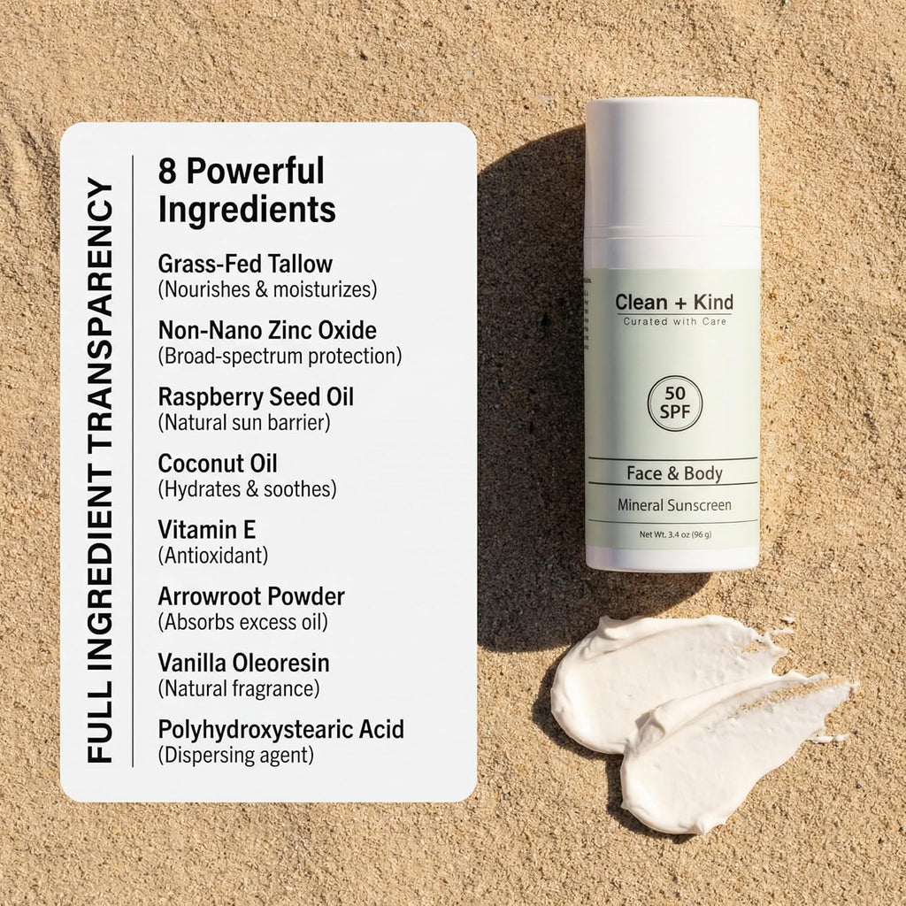 Tallow Mineral Sunscreen SPF 50