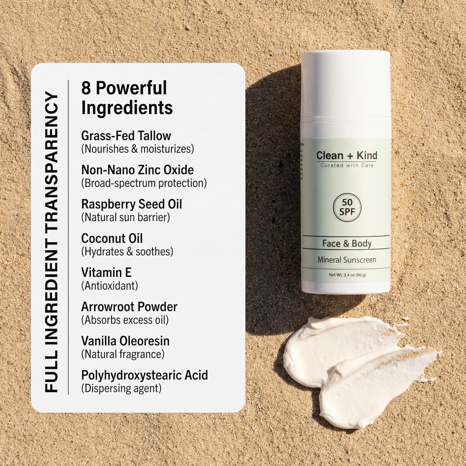 Tallow Mineral Sunscreen SPF 50